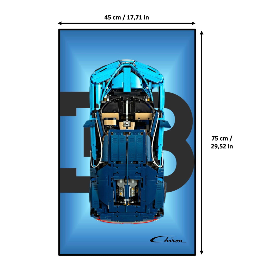 Tableau Bugatti Chiron LEGO® Technic 42083 - Kadris