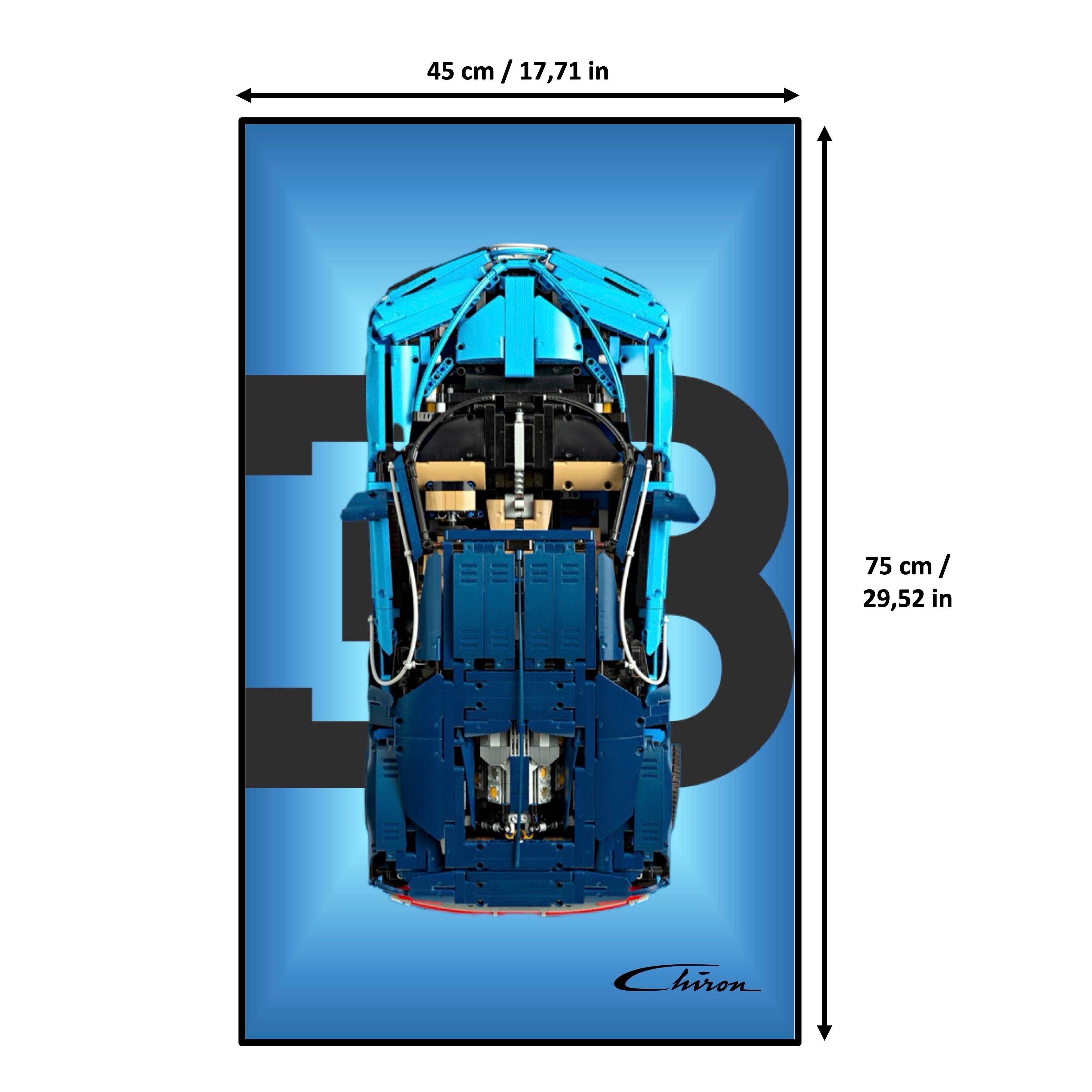 Tableau Bugatti Chiron LEGO® Technic 42083 - Kadris