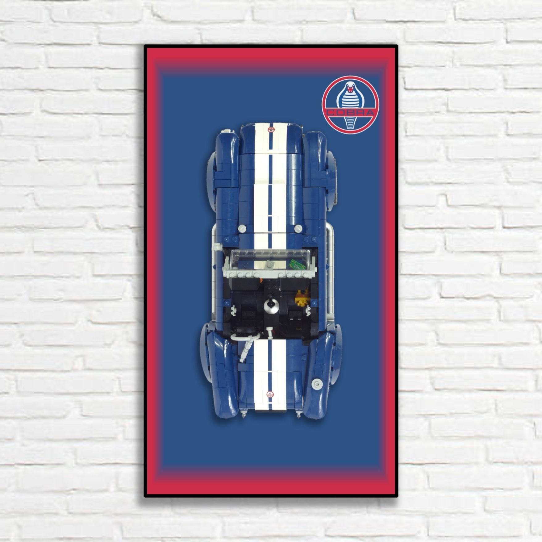 Tableau Shelby Cobra 427S/C LEGO® Icons 10357 - Kadris