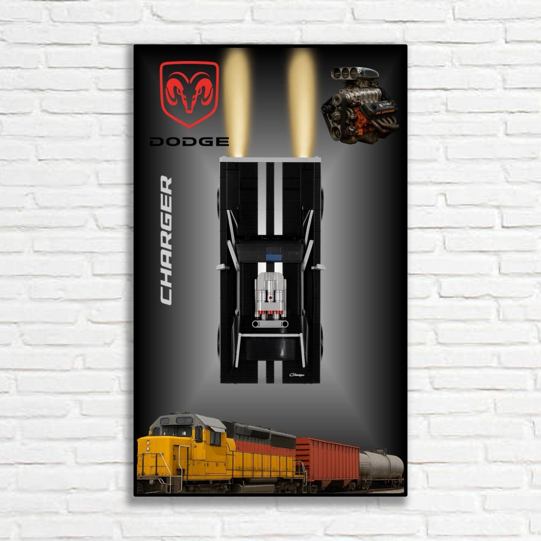 Tableau La Dodge Charger de Dom LEGO® Technic 4111 - Kadris